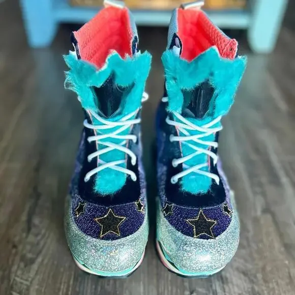 Irregular Choice Women’s Sparkly Light-Up Platform Trainers - Picture 4 of 9